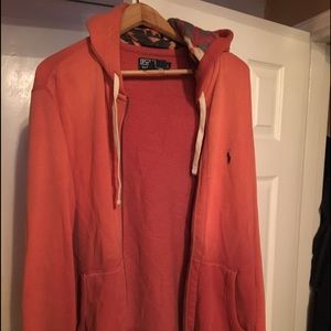 Polo zip up hoodie